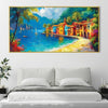 Vibrant Shores Canvas Art Clock Canvas
