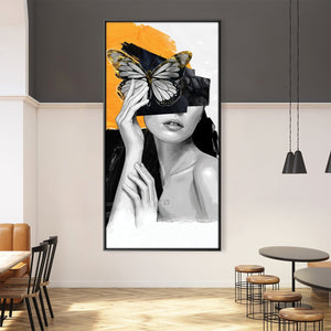 Vision in Wings Canvas Art Clock Canvas