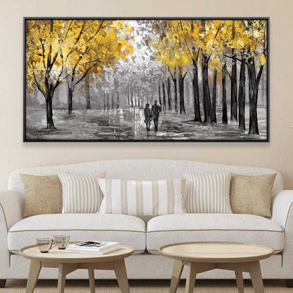 Walk Through Time Canvas Art 20 x 10in / Canvas Clock Canvas