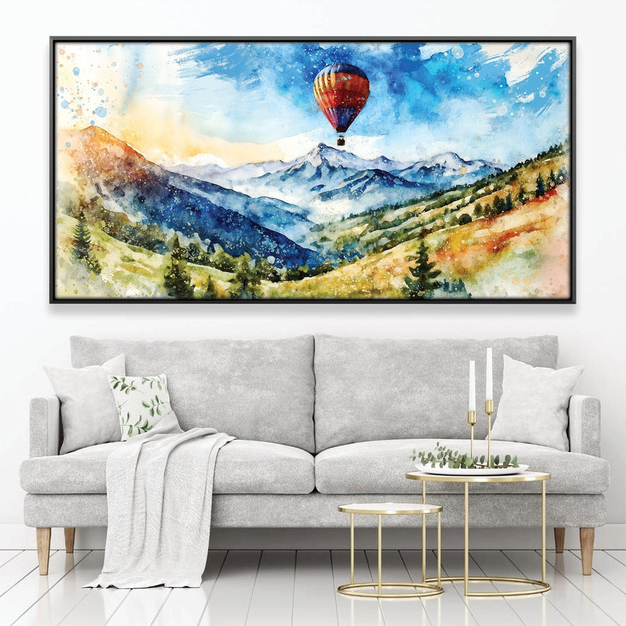Wander in the Sky Canvas Art 20 x 10in / Canvas Clock Canvas