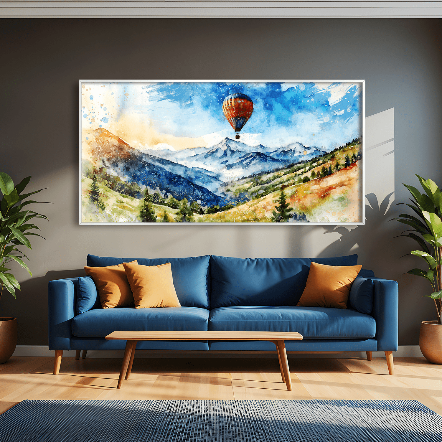 Wander in the Sky Canvas Art Clock Canvas