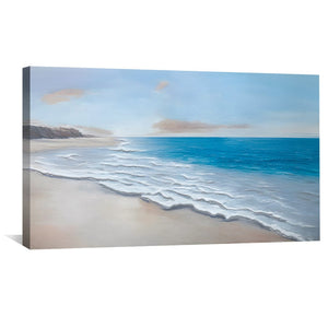 Washed Up Serenity Canvas Art Clock Canvas