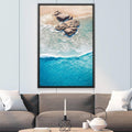 Washed Up Shores Canvas Art Clock Canvas