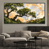 Watchful Heights Canvas Art 20 x 10in / Canvas Clock Canvas