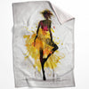 Watercolor Ballerina C Blanket Blanket 75 x 100cm Clock Canvas