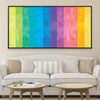 Watercolor Landscape 10 Canvas Art Clock Canvas