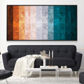 Watercolor Landscape 7 Canvas Art Clock Canvas