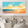 Watercolor Tides Canvas Art Clock Canvas