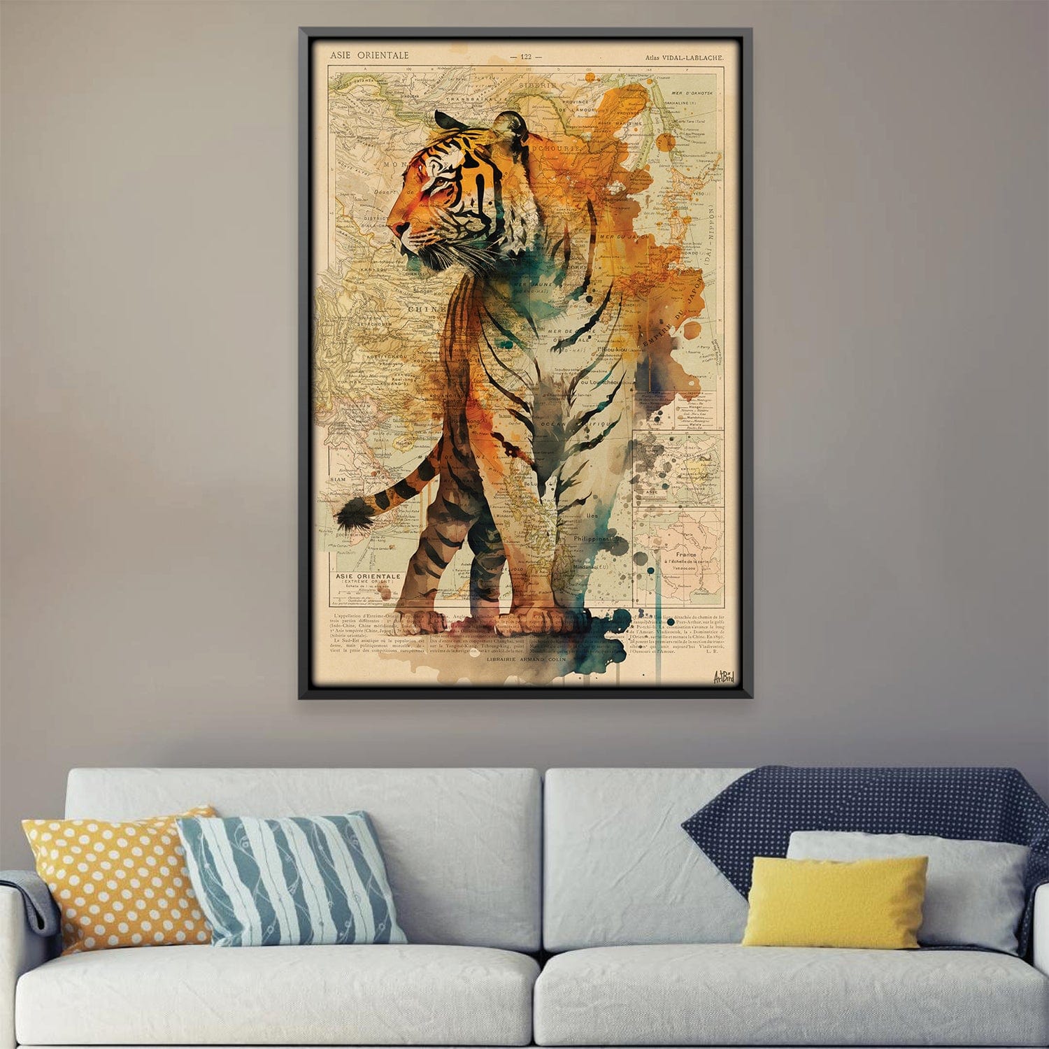 Watercolor Tiger Canvas product thumbnail