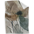 Watercolor Tones Blanket Blanket 30 x 40in Clock Canvas