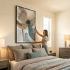 Watercolor Tones Canvas Art Clock Canvas