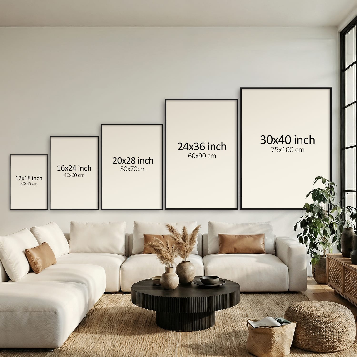 Watercolor Tones Canvas Art Clock Canvas