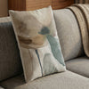Watercolor Tones Cushion Cushion 13 x 19in Clock Canvas
