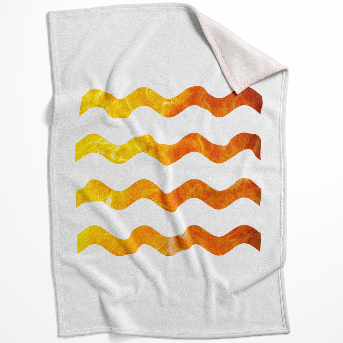 Wave Lengths A Blanket Blanket 75 x 100cm Clock Canvas