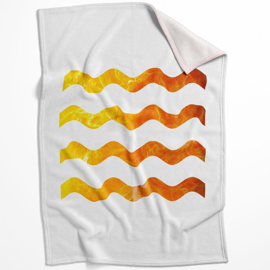 Wave Lengths A Blanket Blanket 75 x 100cm Clock Canvas