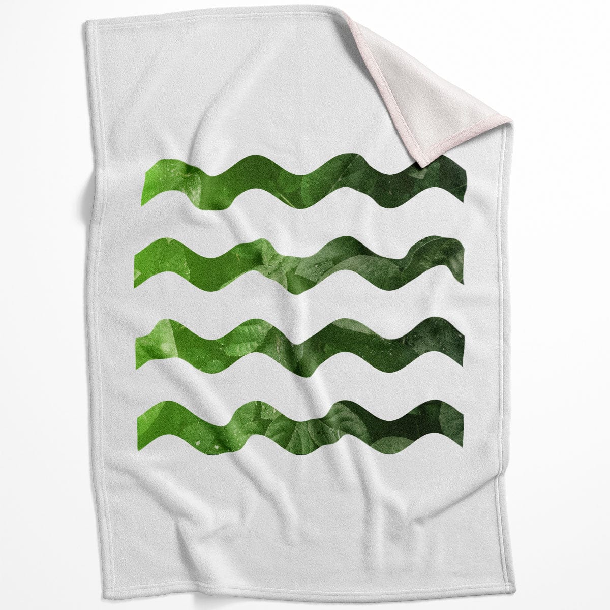 Wave Lengths B Blanket Blanket 75 x 100cm Clock Canvas