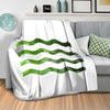 Wave Lengths B Blanket Blanket Clock Canvas