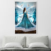 Waves of the Dress Canvas Art Clock Canvas
