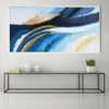 Waving Color Canvas Art Clock Canvas