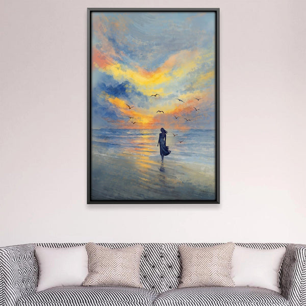 Where Sky Meets Soul Canvas Art 12 x 18in / Canvas Clock Canvas