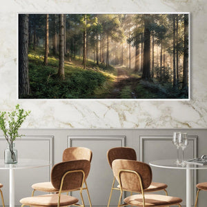 Where the Sun Leads Canvas Art Clock Canvas