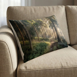 Where the Sun Leads Cushion Cushion 13 x 19in Clock Canvas