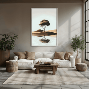 Whisper Tree Mirage Canvas Art Clock Canvas