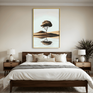 Whisper Tree Mirage Canvas Art Clock Canvas