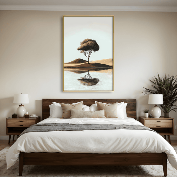 Whisper Tree Mirage Canvas Art Clock Canvas
