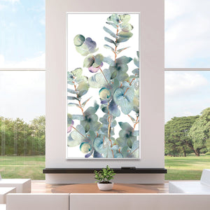 Whispering Eucalyptus Canvas Art Clock Canvas