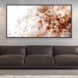 Whispers in the Petals Canvas Art 20 x 10in / Canvas Clock Canvas