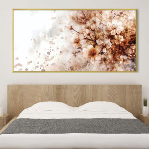 Whispers in the Petals Canvas Art Clock Canvas
