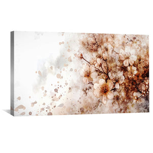Whispers in the Petals Canvas Art Clock Canvas