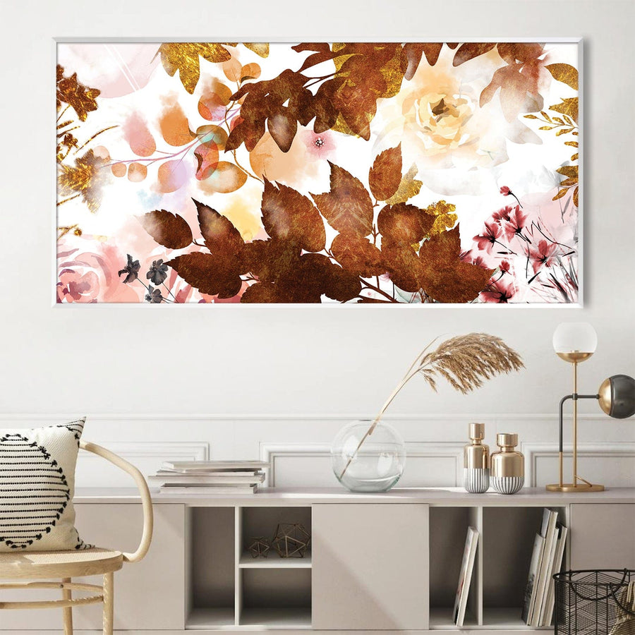 Whispers of Fall Canvas Art Clock Canvas