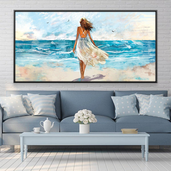 Whispers of the Sea Canvas Art 20 x 10in / Canvas Clock Canvas