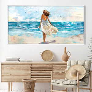 Whispers of the Sea Canvas Art Clock Canvas