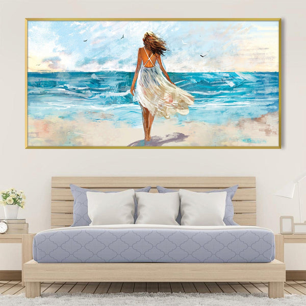 Whispers of the Sea Canvas Art Clock Canvas