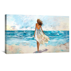 Whispers of the Sea Canvas Art Clock Canvas