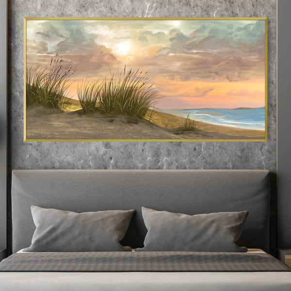 Whispers of the Shore Canvas Art Clock Canvas