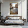 Whispers of the Stone Bridge Canvas Art Clock Canvas