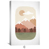 Wild and Free Canvas Art C / 12 x 18in / Canvas Clock Canvas