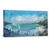 Wild Blue Coast Canvas Art Clock Canvas