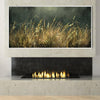 Wild Grasses Canvas Art Clock Canvas