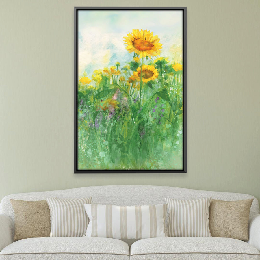 Wild Sun Whispers Canvas Art 12 x 18in / Canvas Clock Canvas