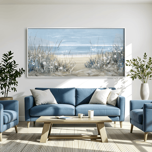 Wildflower Edge Canvas Art Clock Canvas