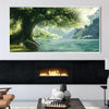Willow By The Water Canvas Art Clock Canvas