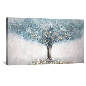 Willow Whispers Canvas Art Clock Canvas
