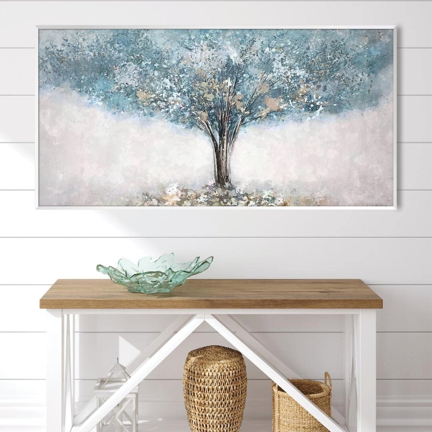 Willow Whispers Canvas Art Clock Canvas