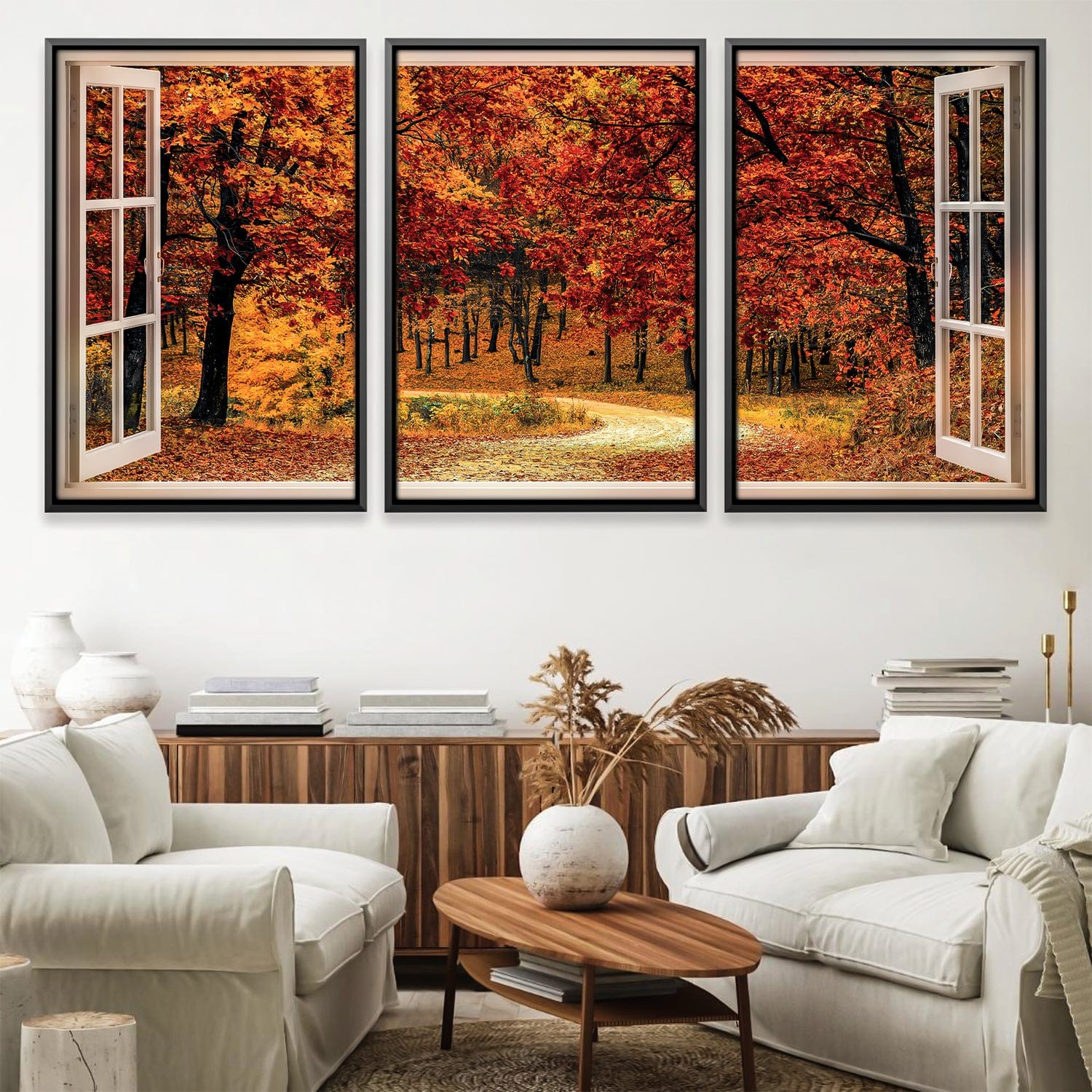 Window to Autumn Canvas product thumbnail