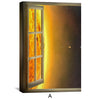 Window to Orbit Canvas Art Clock Canvas